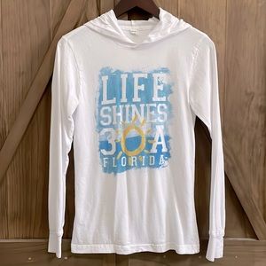 30A Hoodie XS Rosemary Alys Grayton Beach Watercolor Seaside
